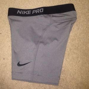 Gray Nike Pros