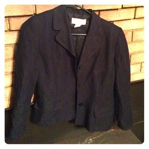 Petite Sophisticate Dark Navy VINTAGE blazer