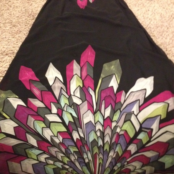 Kimono style maxi dress