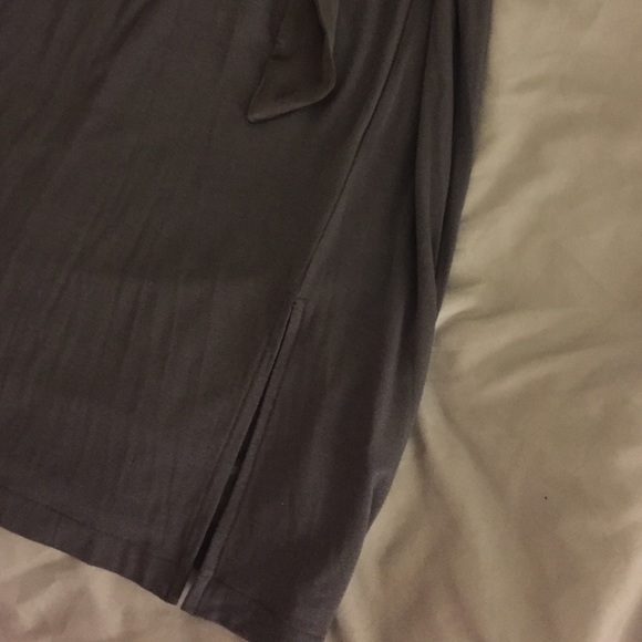 Michael Stars midnight grey wrap dress - Picture 3 of 3