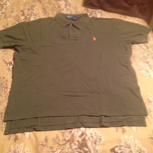 Men's Hunter Green Large Polo.
