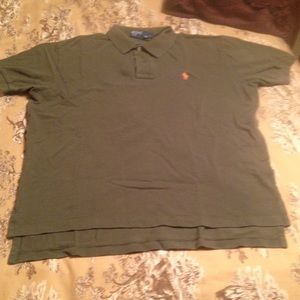 Men's Hunter Green Large Polo.
