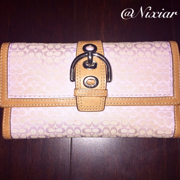 Coach Purple wallet.
