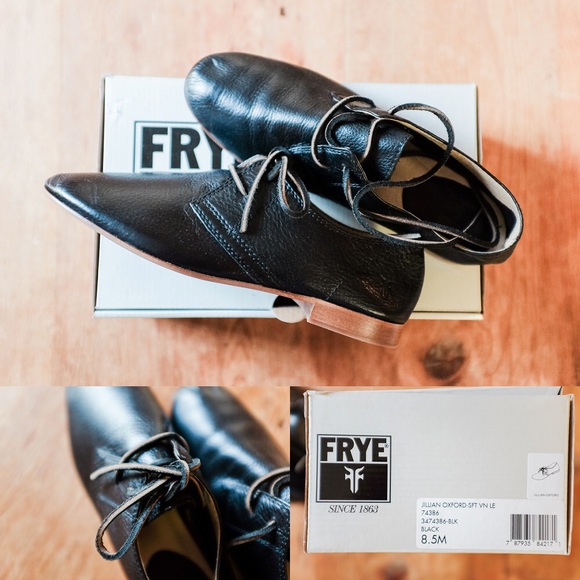 NIB Frye Jillian Oxford Size 8.5, Black