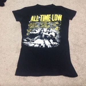 all time low fitted band tee