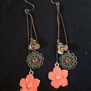 Flower earrings