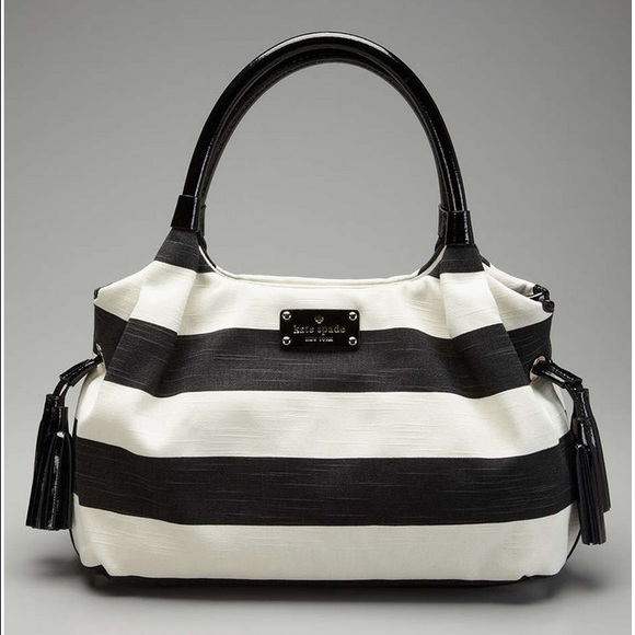 NWOT Kate Spade Stripe Shoulder Bag