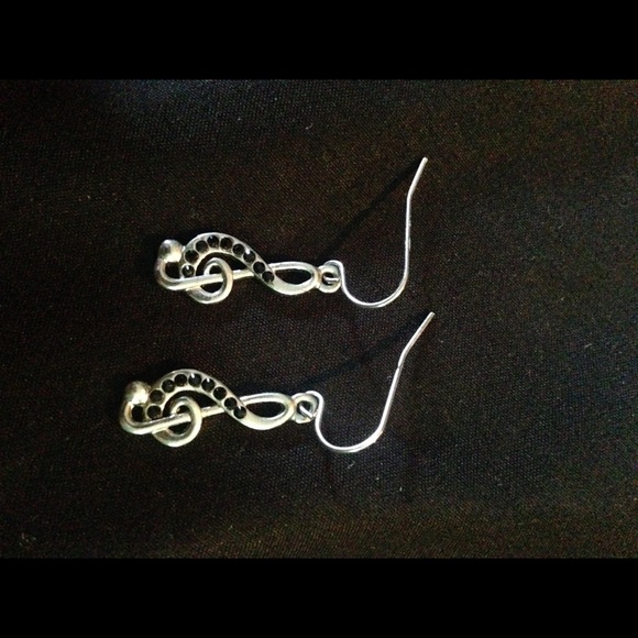 Music note earrings