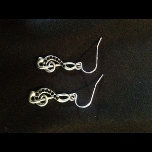 Music note earrings