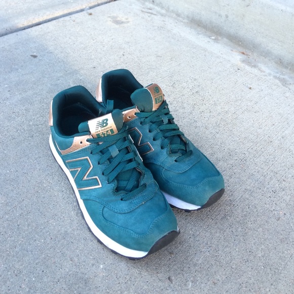 New Balance 574 precious metals sneakers
