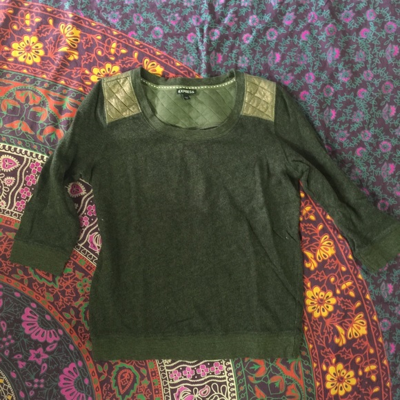 Sweater with shoulder detail