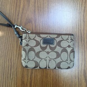 Coach Signature Wristlet