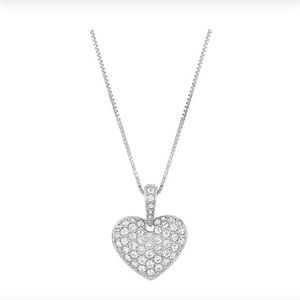 Swarovski Puffed Heart Pendant