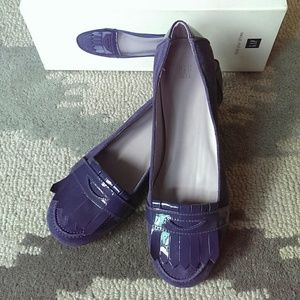 GAP Purple Suede Loafers SZ 8