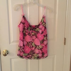 Lilly Pulitzer silk cami/shell top, fully lined