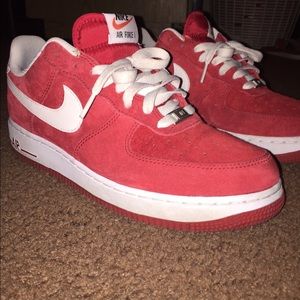 Red Air Force Ones