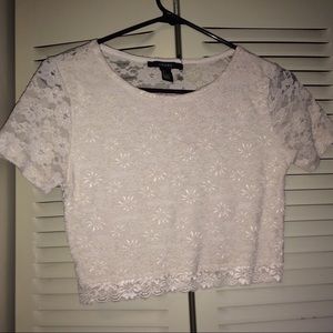 Off white crop top from Forever 21, worn once