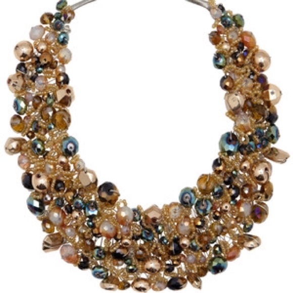 Aldo Gold Statement Necklace