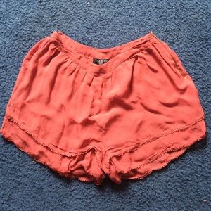 High wasted chiffon TopShop shorts