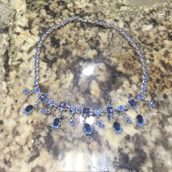 Blue necklace