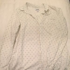 White button down shirt