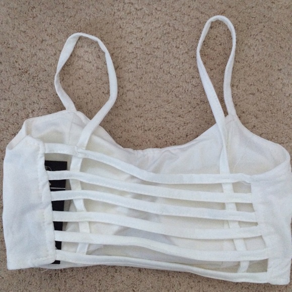 White brandy bralette!
