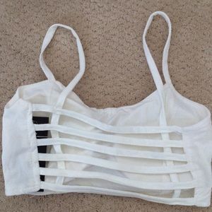 White brandy bralette!