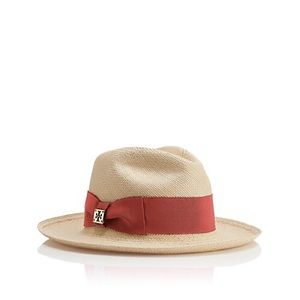 Authentic Tory Burch Classic Grosgrain Fedora