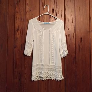 Solitaire swim cover up - size small