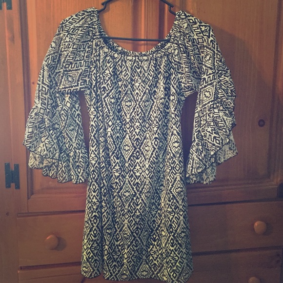 Black & White Aztec Dress