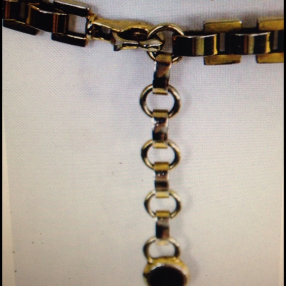 AUTHENTIC GUCCI Gold Tone Chain Link Belt
