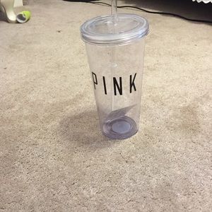 NWT pink water tumbler