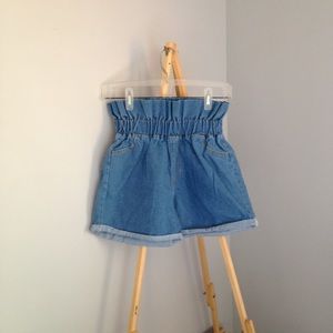 High Waisted Denim Shorts