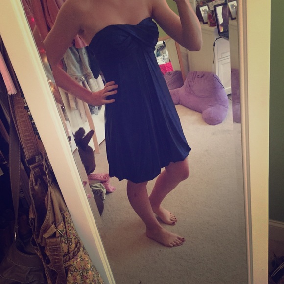 Strapless Shimmery Cocktail Dress - Picture 1 of 1