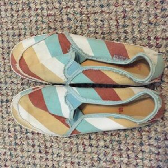 Multi-Colored Keds Flats