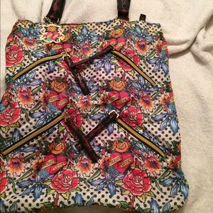 Beautiful Floral ED HARDY Purse