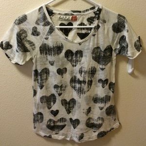 ZARA HART PRINTED SHORT SLEEVES T-SHIRT❤️