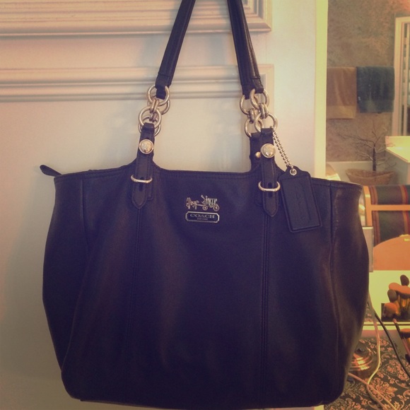 Classic Black Authentic Coach Bag