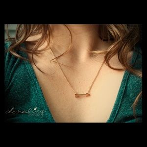 Dainty Gold Arrow Necklace