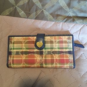 Coach Daisy Madras Multicolor Wallet