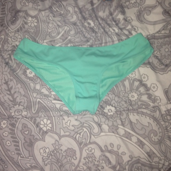 Small mint Victoria secret bathing suit bottoms
