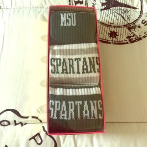 MSU High Knee Socks