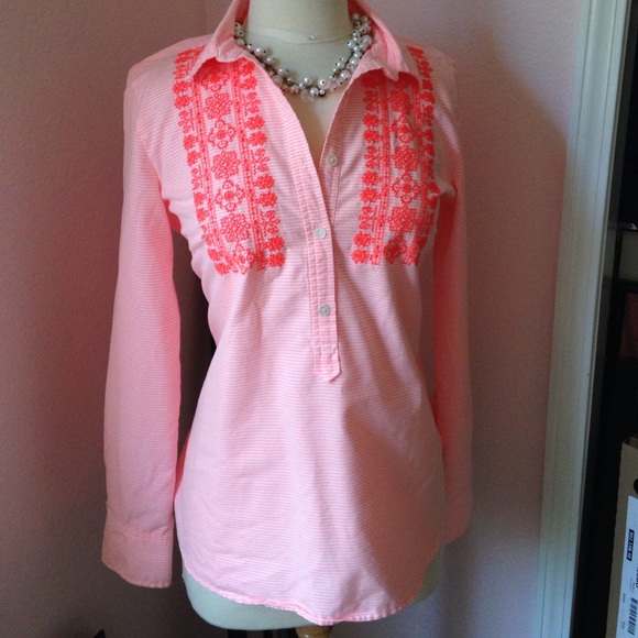 Striped long sleeve tunic