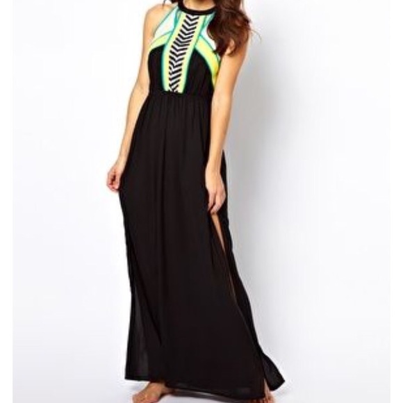 River Island Dresses & Skirts - River Island Black Maxi Dress