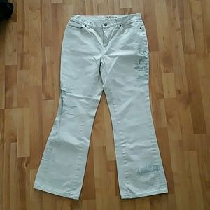 Ralph Lauren beige jeans size 10 p