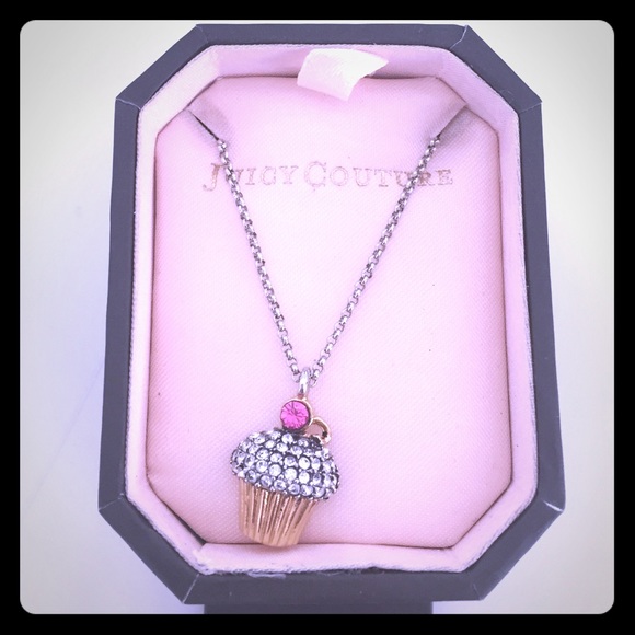 Juicy Couture Cupcake Necklace (never worn)