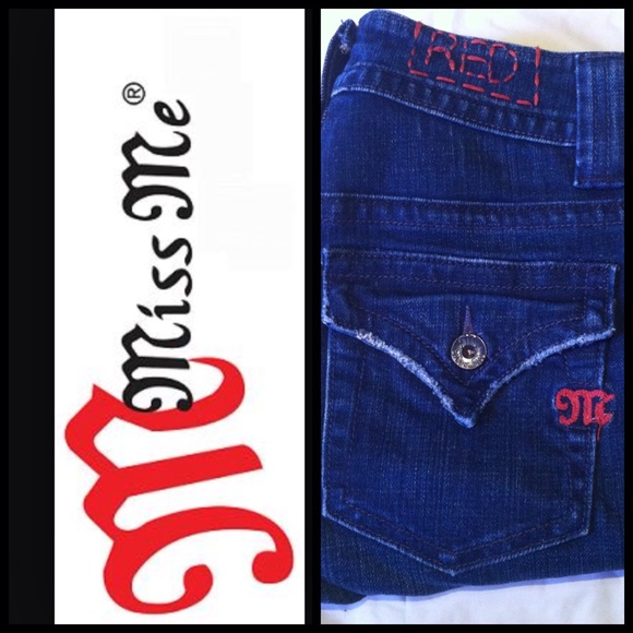 Miss Me Red jeans