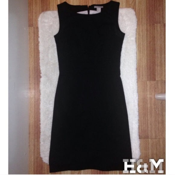 H&M Black Sheath Dress.  Size 4.