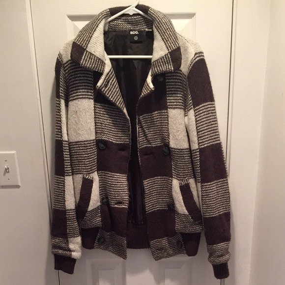 SOLD BDG Plaid Coat