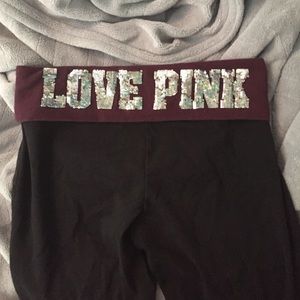 pink yoga pants